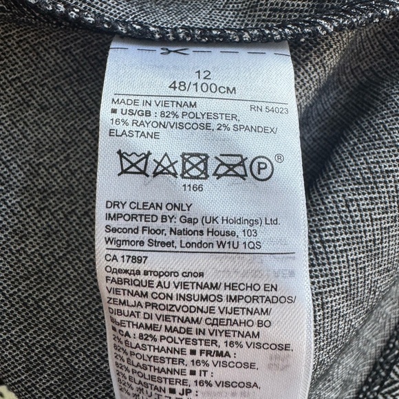 Banana Republic Herringbone Fit and Flare Dress. New with tags! Women’s size 12. - Picture 9 of 10